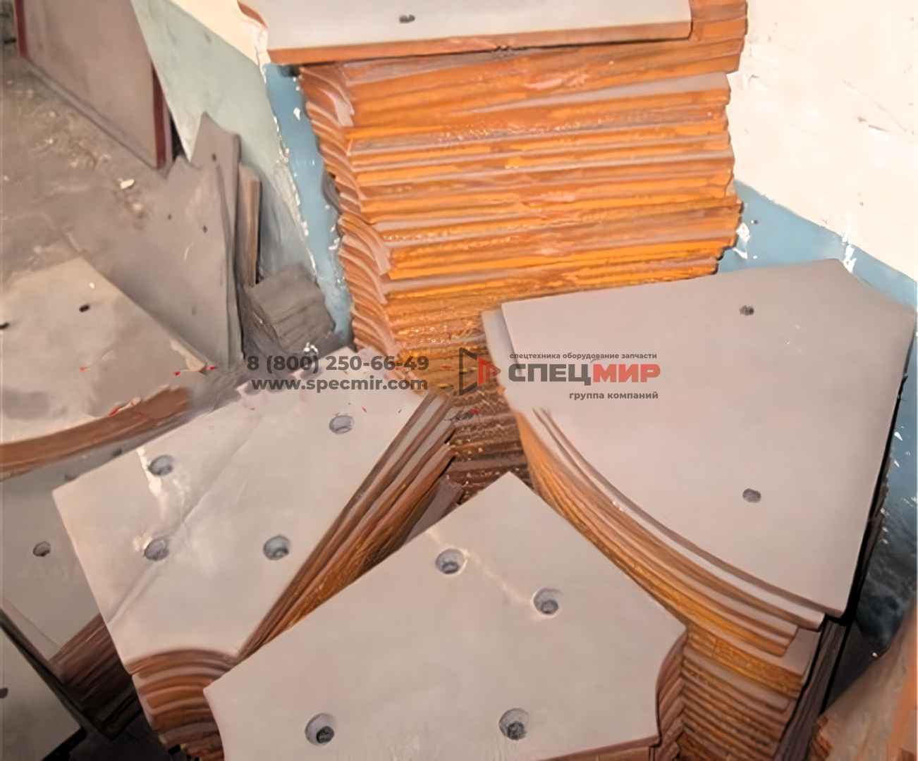 Броня для смесителя асфальтного завода LB 2000 4