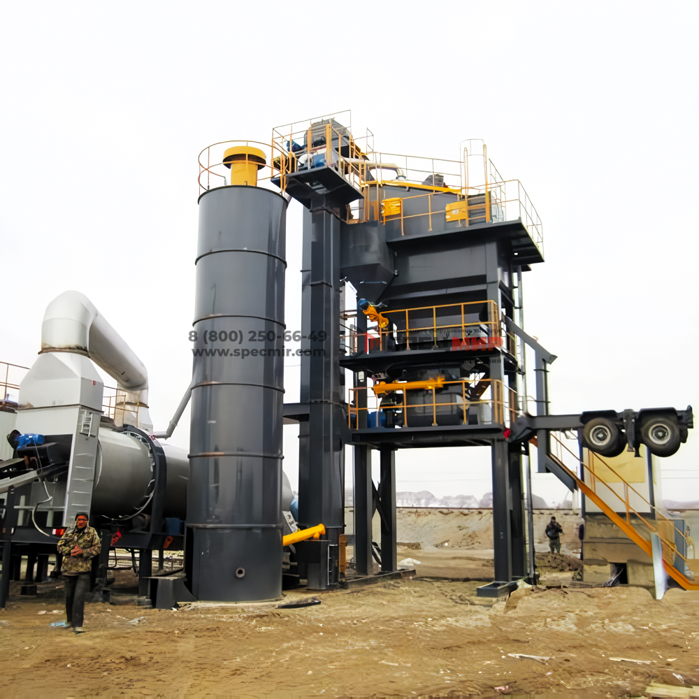 Мобильный асфальтный завод YLB 2000 3