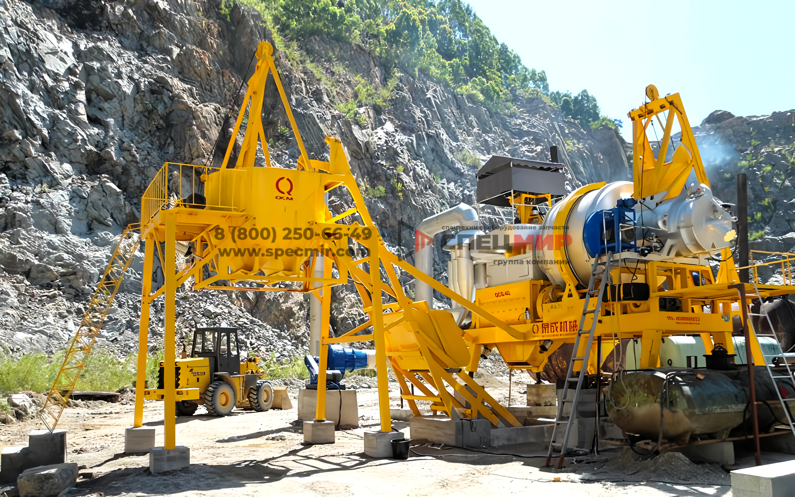 Асфальтный мобильный завод QLB-60 1