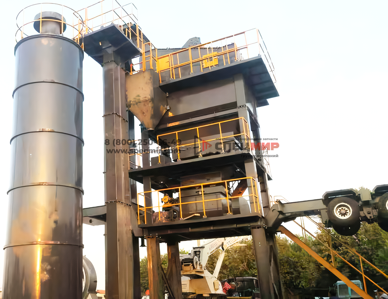 Мобильный асфальтный завод YLB 2000 2
