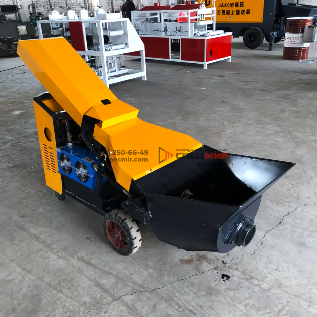 Стационарный бетононасос BC 15-15 электродвигатель 4