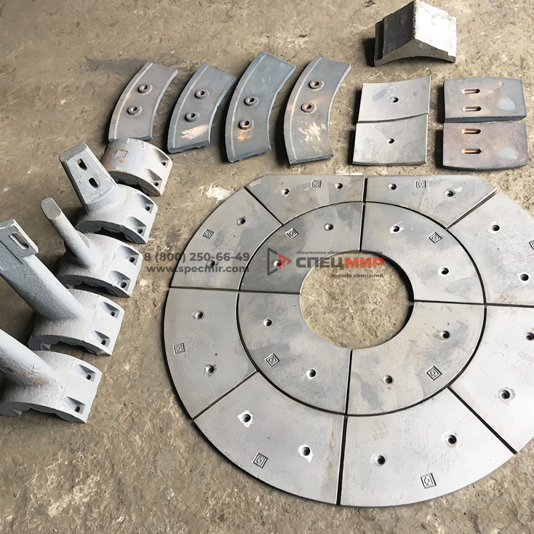 Броня для смесителя асфальтного завода LB 2000 7