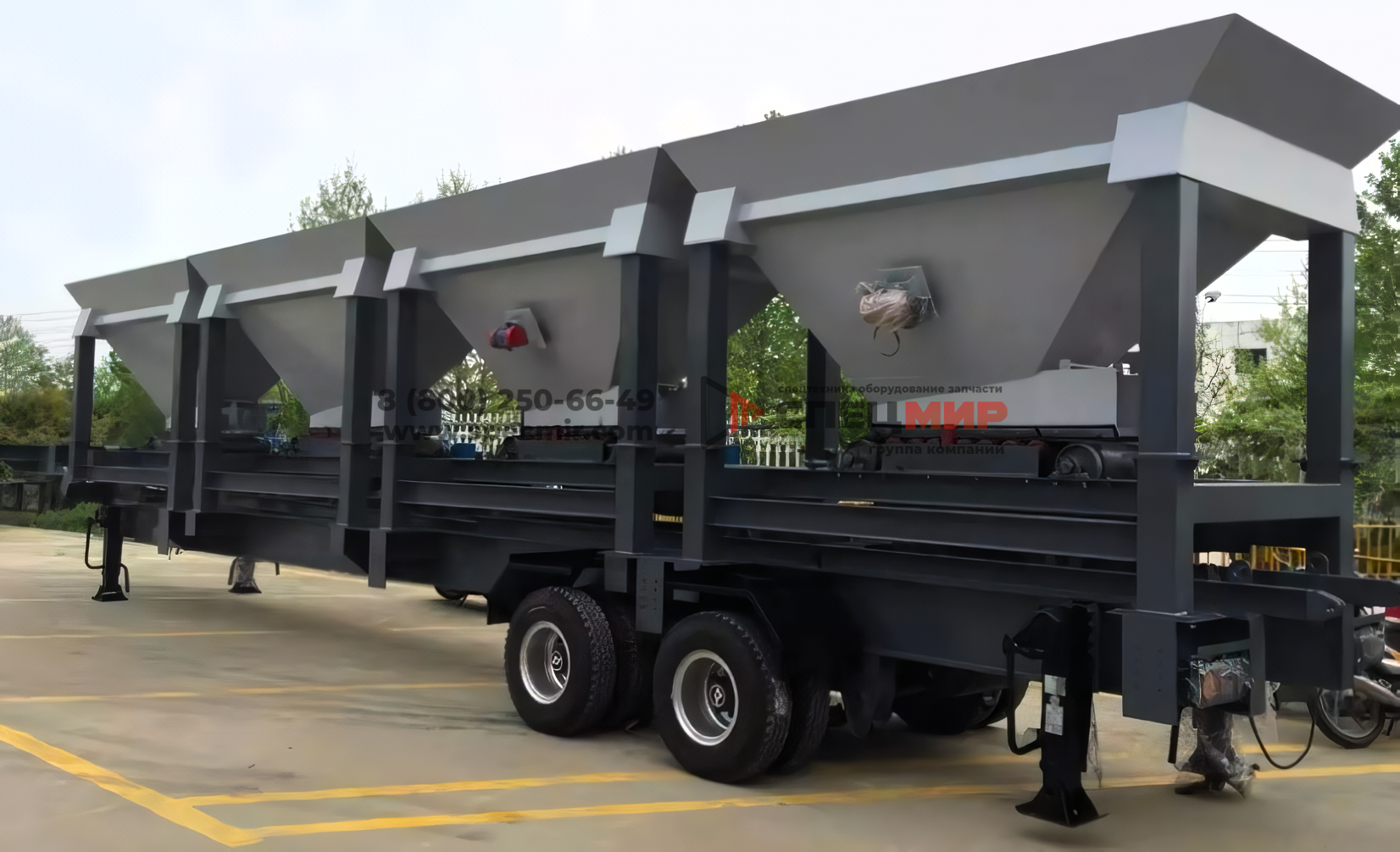 Мобильный асфальтный завод YLB 1500 2