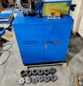 Опрессовочный станок для РВД с функцией зачистки слоев (функция окорки) РВД МК-350 ( 2-х дюймовый)