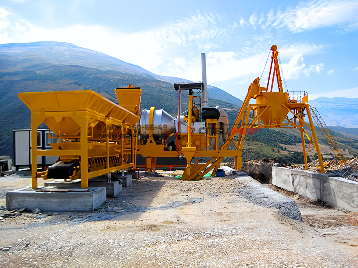 Асфальтный мобильный завод QLB-40 1