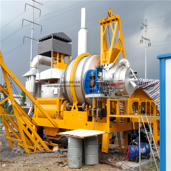 Асфальтный мобильный завод QLB-80 3