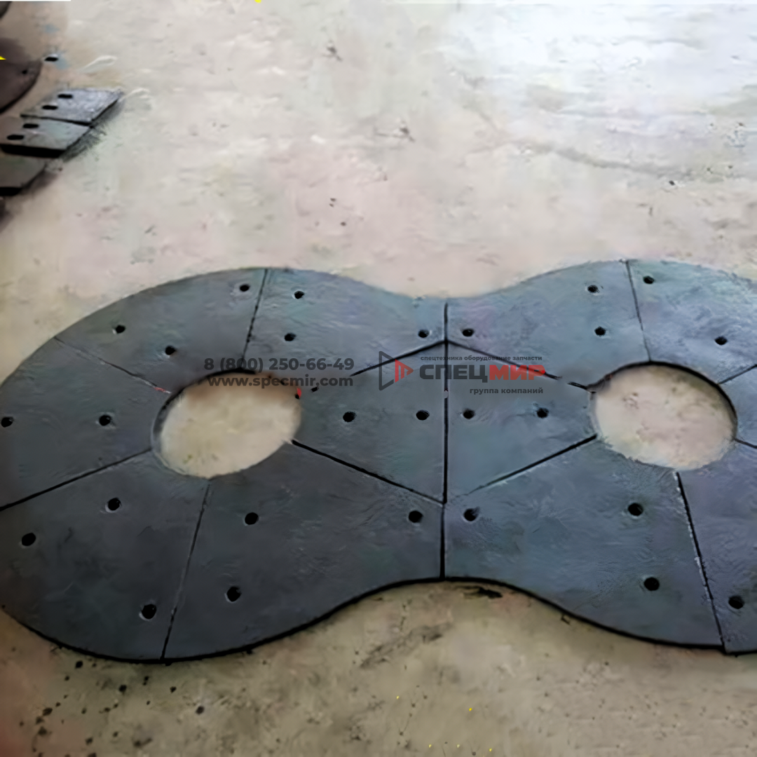 Броня для смесителя асфальтного завода LB 2000 3