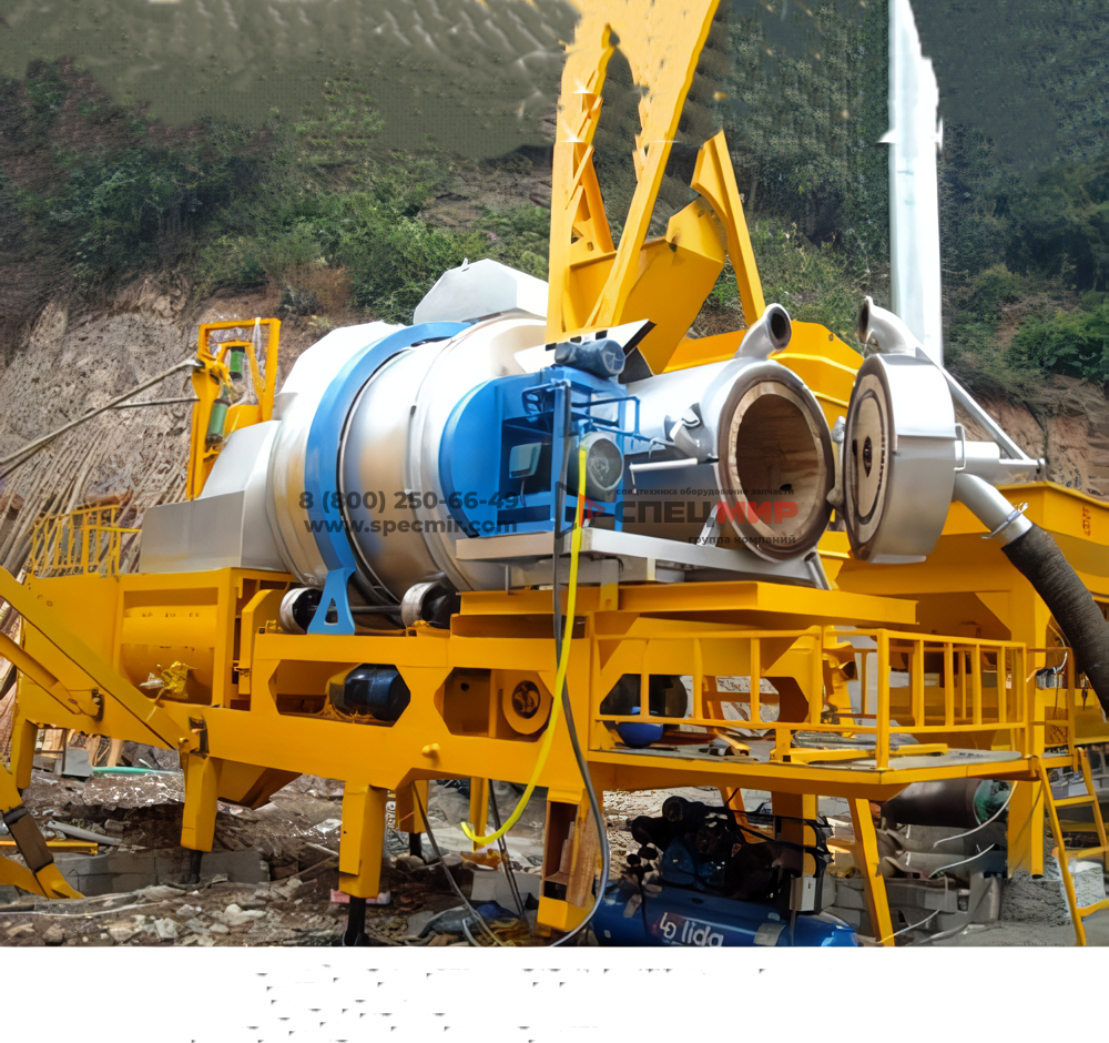 Асфальтный мобильный завод QLB-60 2